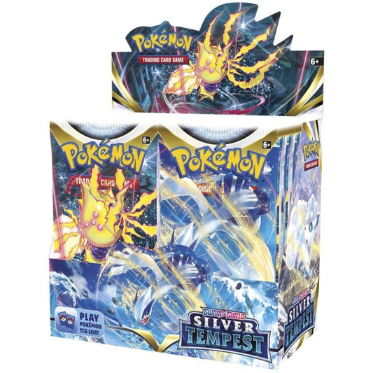 Pokemon Sword & Shield- Silver Tempest Booster Box